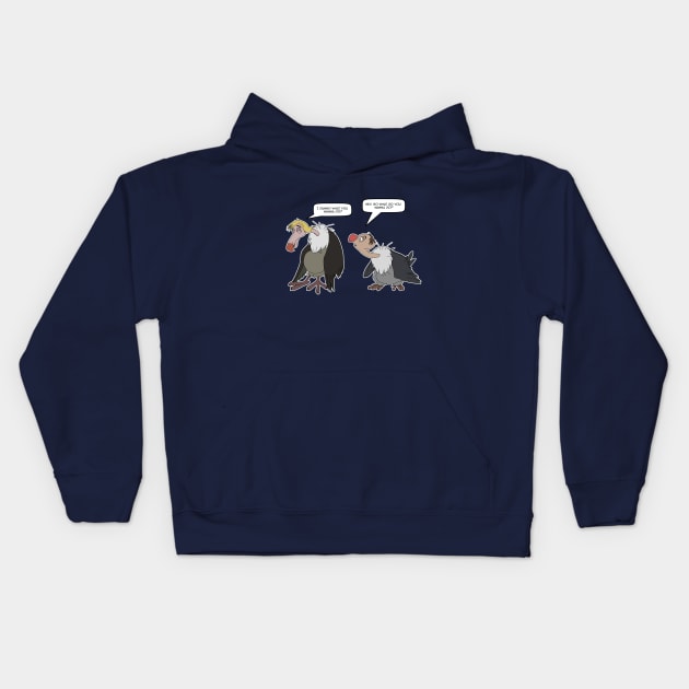 Vultures - I dunno what do you wanna do? Kids Hoodie by BridgetKBrule